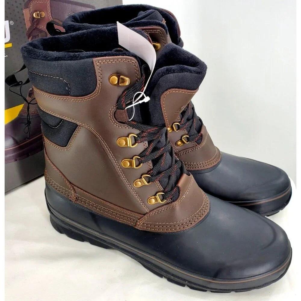Khombu 8 Duck Boot Men Outdoor Waterproof Work Utility Winter Mid-calf Snow Shoe